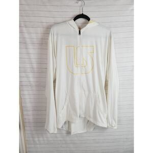BURTON DRYRIDE LOGO LIGHTWEIGHT LONG HOODIE, SZ LARGE